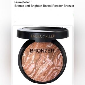 Laura Geller BRONZE and Brighten Nude Pinks Browns Tan MEDIUM NIB FULL SIZE